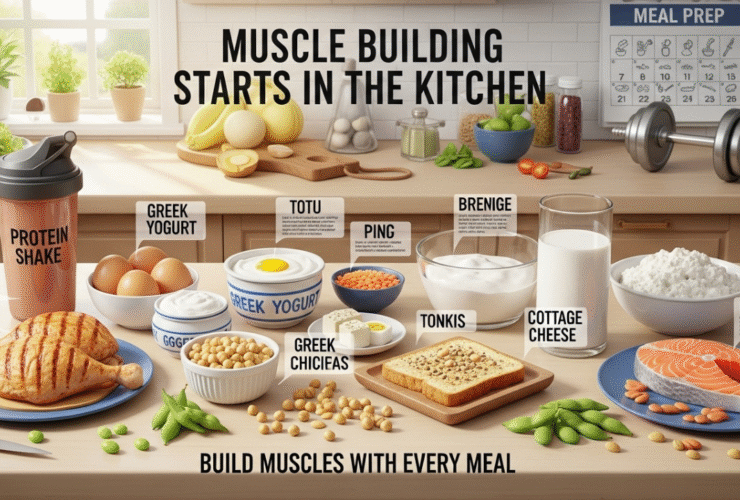 Best High-Protein Foods For Muscle Gain Beginners